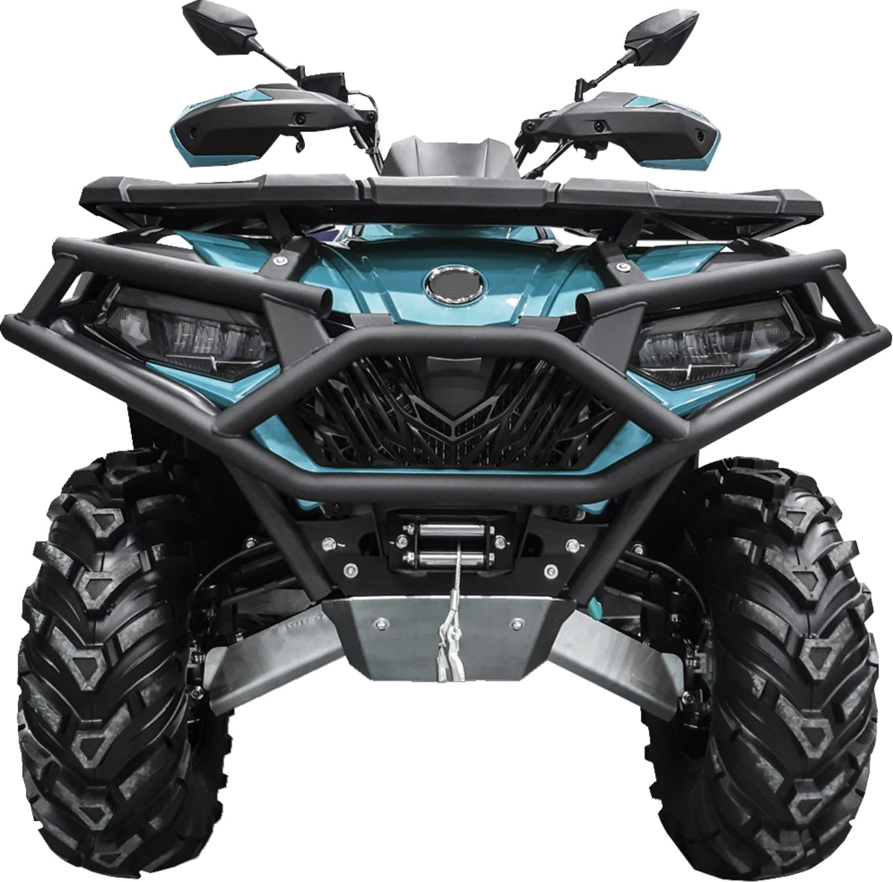 Moose Rear Bumper Black Steel For CFMOTO CForce 600 / Touring - Image 4
