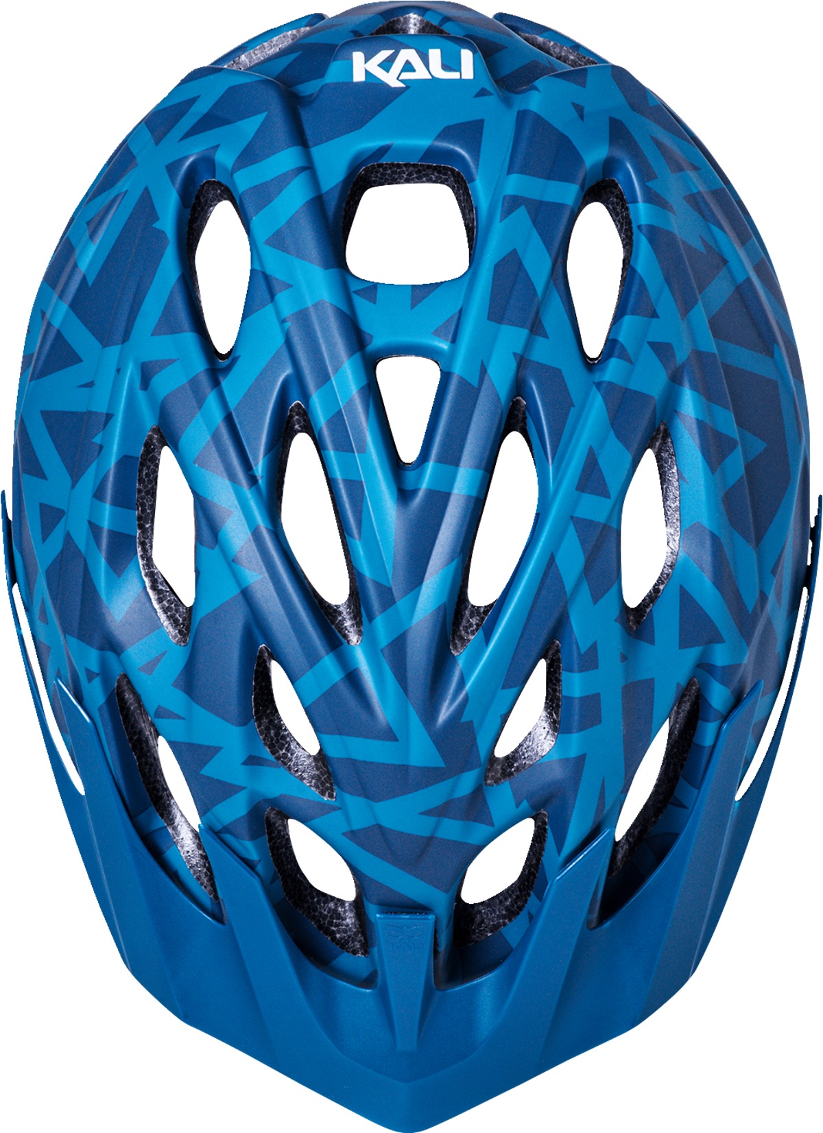 Kali Youth Chakra Plus Bicycle Helmet Matte Teal Pyramid One Size - Image 4