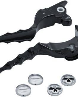Zombie Aluminum Mechanical Brake/Clutch Lever Set Gloss Black