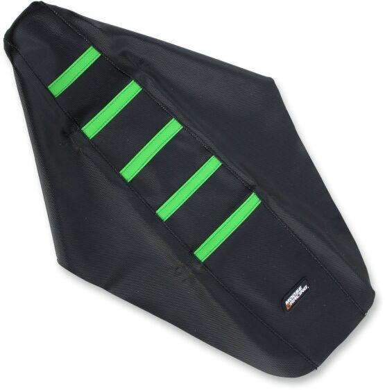 Black/Green Ribbed Seat Cover