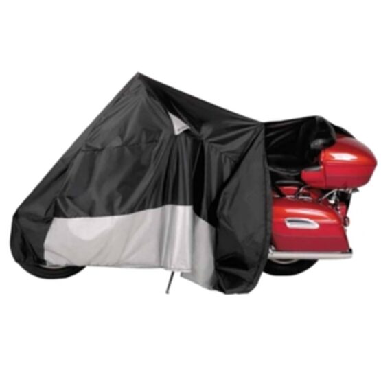 Dowco Guardian Weatherall Plus - EZ Zip Black Heavy Duty Motorcycle Cover - XXL