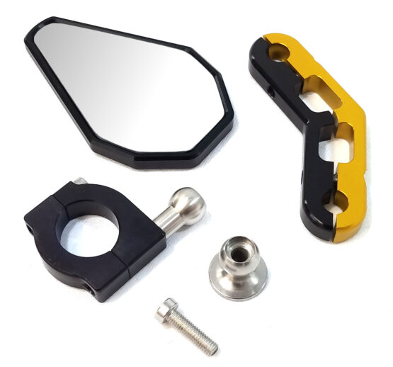 D-Axis Gold Bar End Mirror System