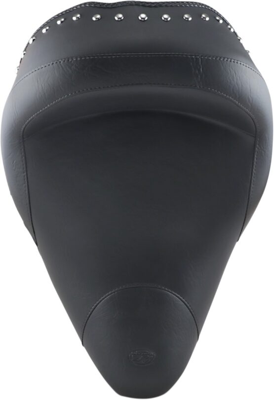 Concho Studded Vinyl Solo Seat Black Back 1.5" - Image 2