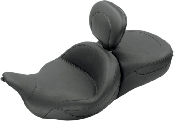 Super Touring Plain Vinyl 2-Up Seat Backward w/Backrest