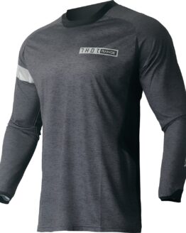 THOR Range Jersey Heather Gray Black Large Men's Off-Road