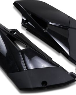 UFO Side Number Plates Black Fits Yamaha YZ85 2015