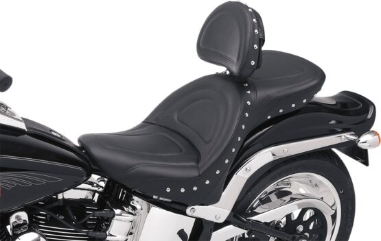 Explorer Special Studded 2-Up Seat Black Gel w/Backrest