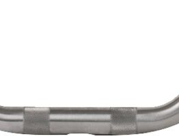 Thrashin Supply 1in Mid Bend Stainless Handlebar Polished For Harley