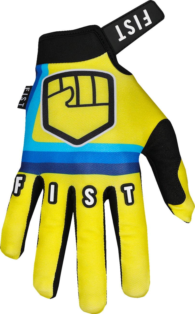 FIST Strapped 90's Gloves Yellow Men's XS - Image 4
