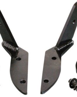 Adjustable Bolt-On Highway Bar Footpeg Mounts - Black