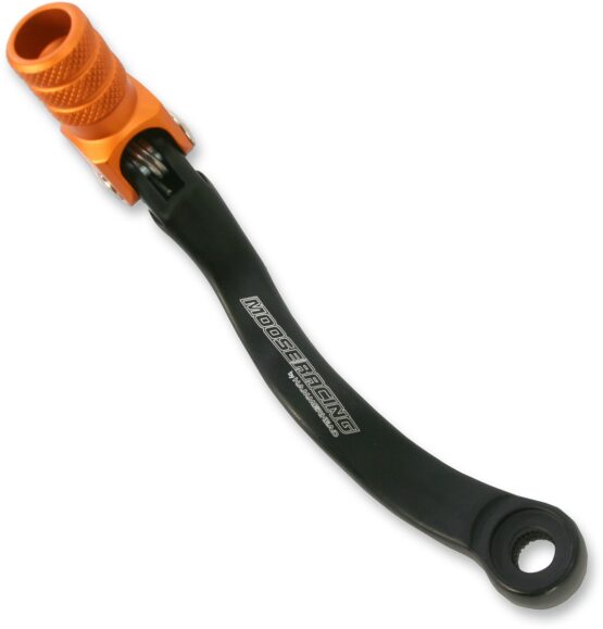 Anodized Forged Folding Shift Lever Black/Orange - Image 3