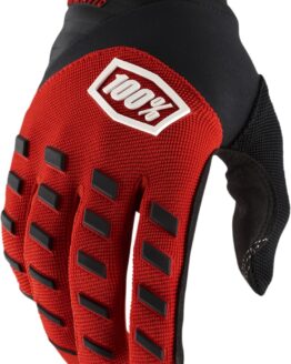 100% Youth Airmatic Gloves Red/Black - Youth Large