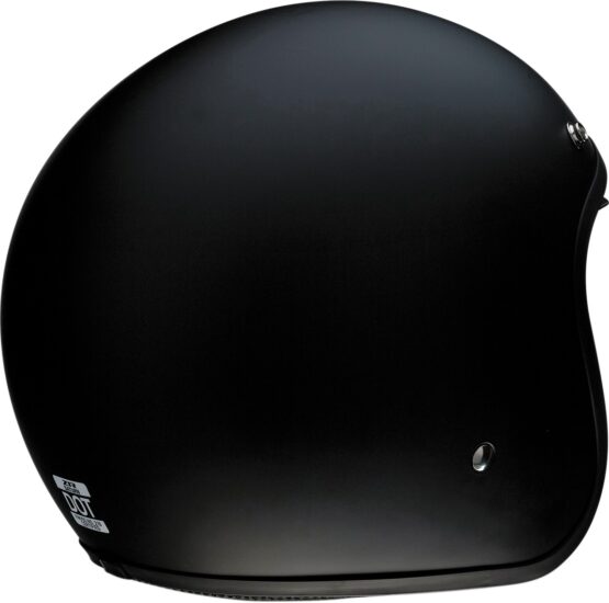 Saturn Open Face Street Helmet Matte Black Large - Image 2