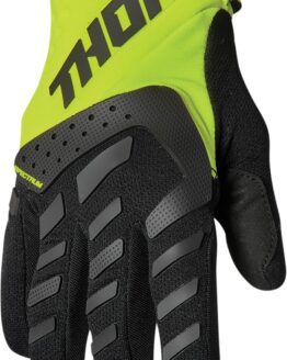 Thor Youth Spectrum Gloves Acid/Black 2XS