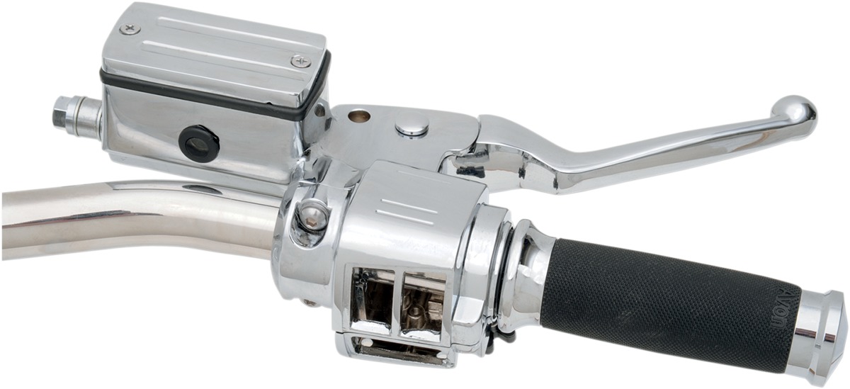 Drag Specialties Handlebar Control Kit Chrome 1in for Harley-Davidson - Image 3