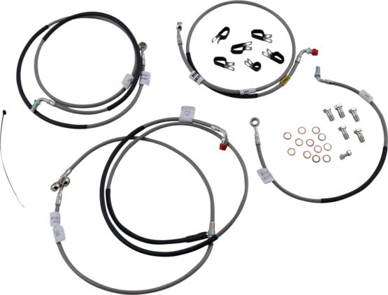 Stainless Steel Brake Line Kit - F&R Brake Lines