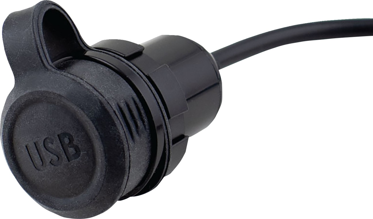 KOSO Dual Port USB Charger Type A and C Black - Image 3