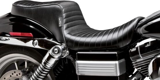 Cherokee Pleated Vinyl 2-Up Seat - Black