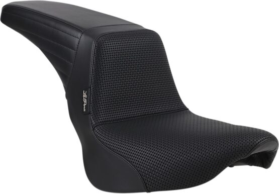 Kickflip Basketweave Vinyl 2-Up Seat - Black