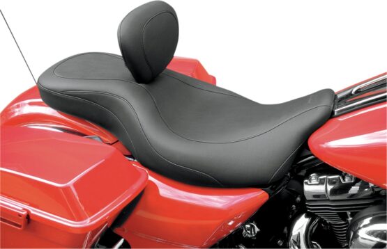 Wide Tripper Smooth Vinyl 2-Up Seat w/Backrest