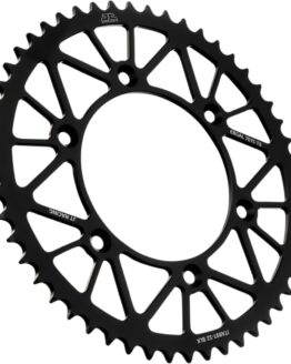 Black Aluminum Rear Sprocket - 52 Teeth 520 Pitch