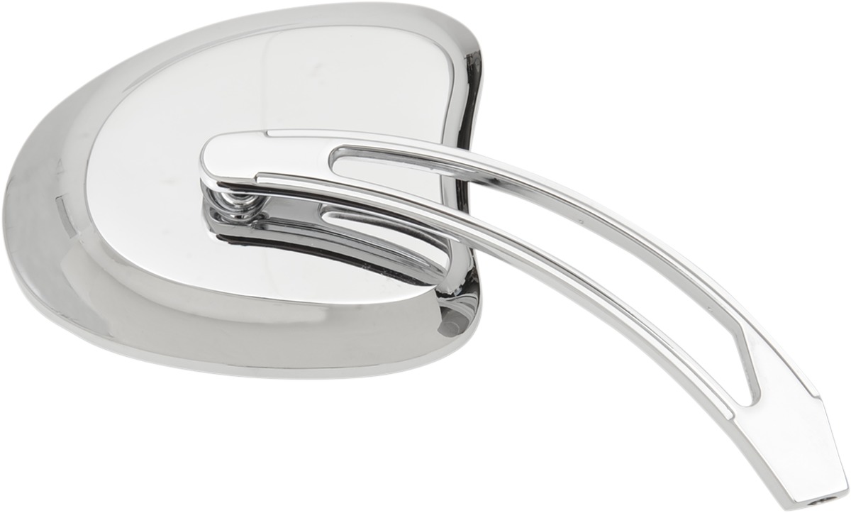 Drag Specialties Tapered Chrome Mirrors with Slotted Stem Pair Universal - Image 3