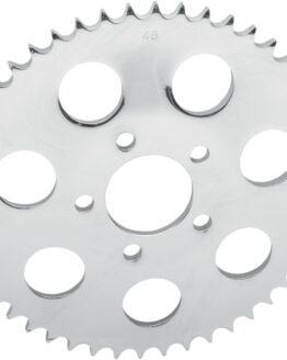 Steel 530 Conversion Sprocket 49T Dish Chrome 0.23" Offset
