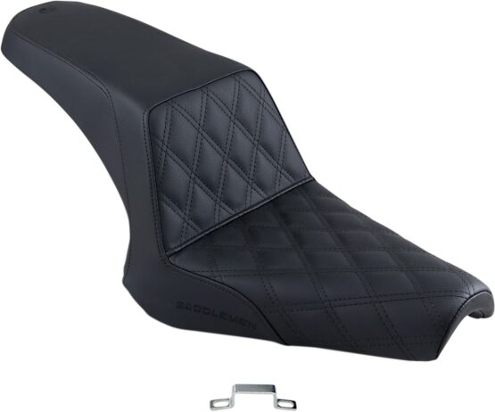 Step-Up Front Lattice Stitch 2-Up Seat - Black - Image 4