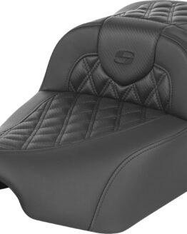 Saddlemen Roadsofa Extended Reach Seat Carbon Fiber FLTR FLHX 23-24 no Backrest