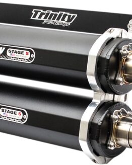 Stage 5 Slip On Exhaust - Dual Black Mufflers