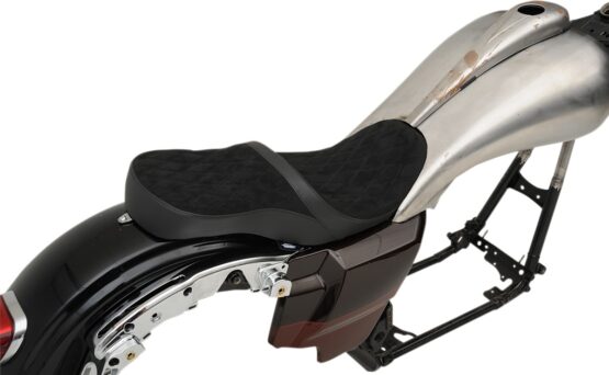 Low-Profile Suede Dbl-Diamond Leather 2-Up Seat - Image 7