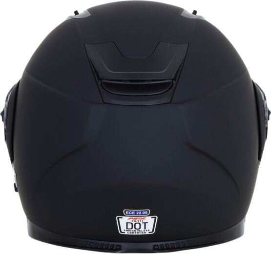 FX-111 Modular Street Helmet Matte Black Medium - Image 9