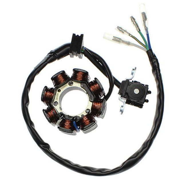 Replacement 8-pole Stator w/ Wiring, Pulser, Grommet & Connectors