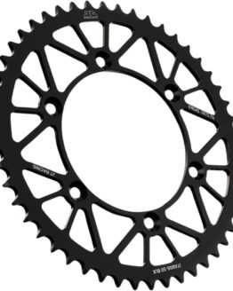 Black Aluminum Rear Sprocket - 50 Teeth 520 Pitch