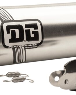 Universal V2 Slip On Exhaust Muffler w/ 1-1/4" Inlet