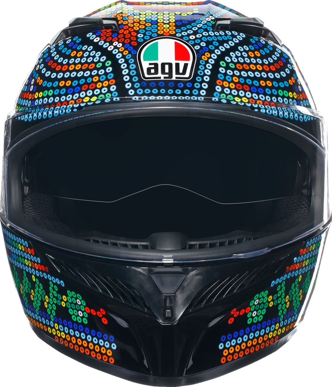 AGV K3 Rossi Winter Test 2018 Helmet Small Multi Gloss Unisex - Image 4