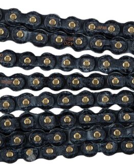 RK MRU 420 U-Ring Chain 130 Link Gold/Black For Honda Grom, Monkey