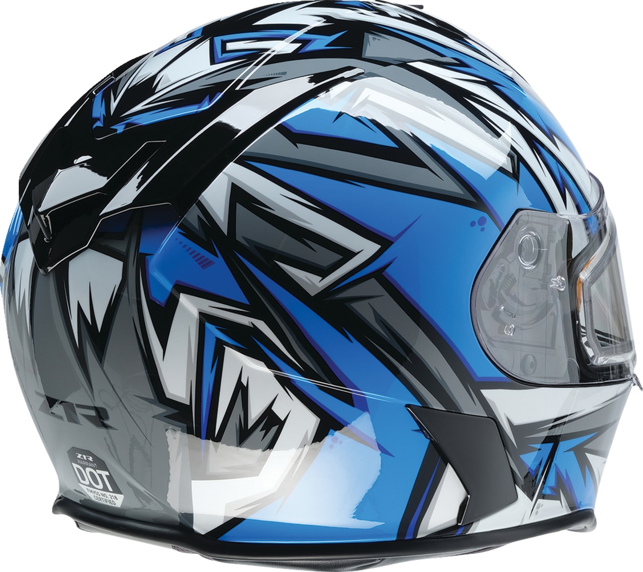 Z1R Warrant Neuron Snow Electric Helmet Blue/White S - Image 3