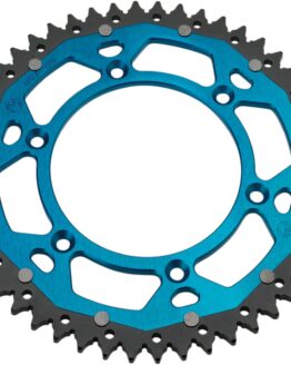 52T Blue Dual Metal Rear Sprocket