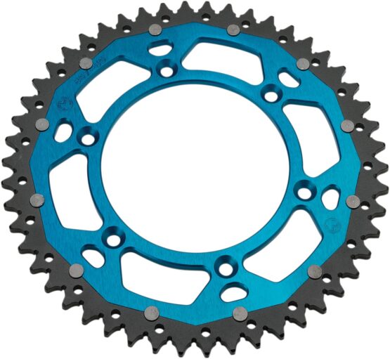 48T Blue Dual Metal Rear Sprocket