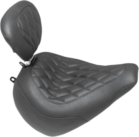 Tripper Diamond  Wide Solo Seat w/Backrest