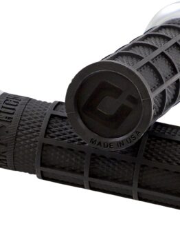 ODI Hart-Luck V-Twin Lock-On Grips Black/Silver 1in TBW