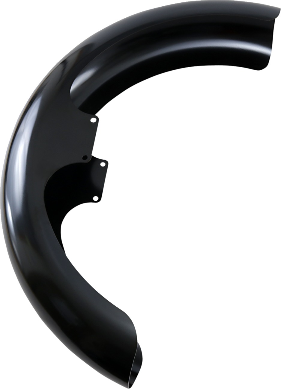 Klock Werks 21in Wrapper Front Fender Black For Harley-Davidson - Image 5
