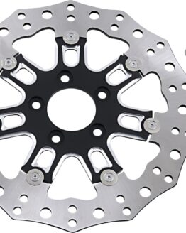 7-Valve Contour Floating Front Brake Rotor 300mm - Black