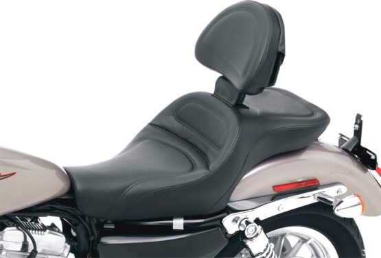 Explorer Stitched 2-Up Seat Black Gel w/Backrest