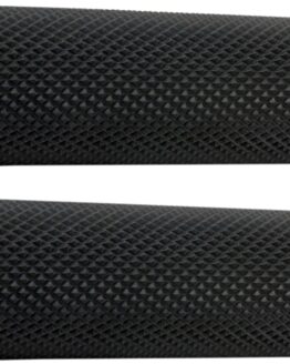 Arlen Ness Knurled Rubber Footpegs Chrome