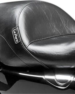 Aviator Plain Vinyl Solo Seat Black Low&Forward