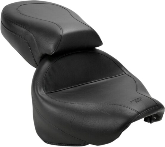 Touring Smooth Vinyl 2-Up Seat - Black