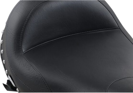 Concho Studded Vinyl Solo Seat Black Back 1.5" - Image 3