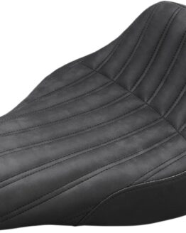 Knuckle Ribbed Solo Seat Black Gel